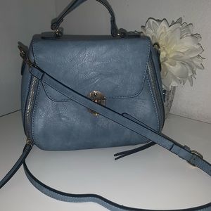 Blue Crossbody Purse Bag